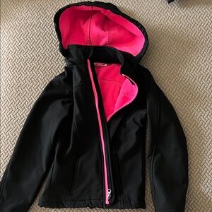 SO Black Jacket with Pink Lining
